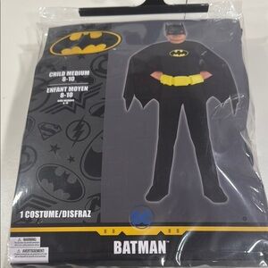 Batman Black and Yellow Superhero Costume